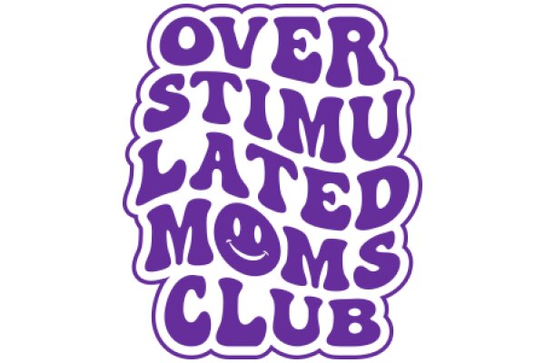 Overstimulated Moms Club: A Purple Logo for a Supportive Community