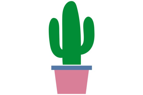 Vibrant Cactus in a Pink Pot: A Symbol of Resilience and Adaptation