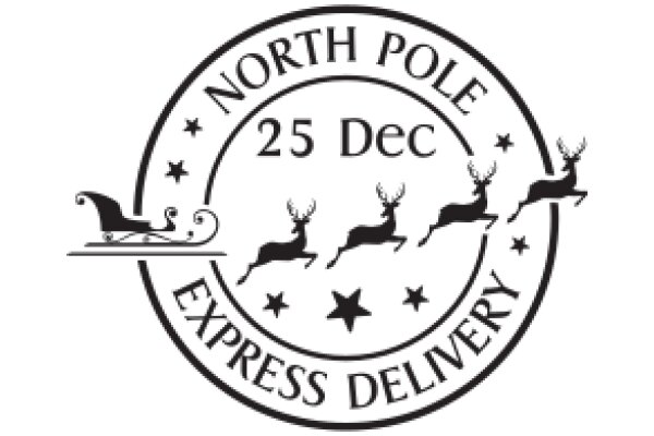 North Pole Express Delivery: A Festive Logo for the Holiday Season