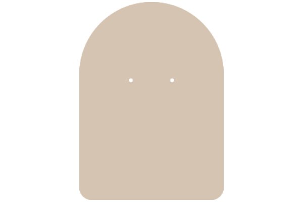 A Simple, Solid Beige Circle