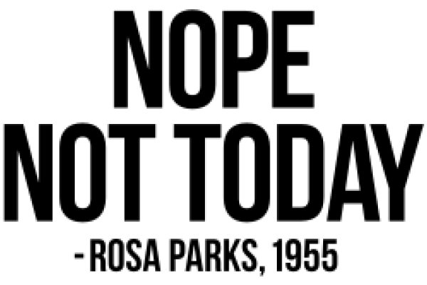 A Powerful Message from Rosa Parks, 1955