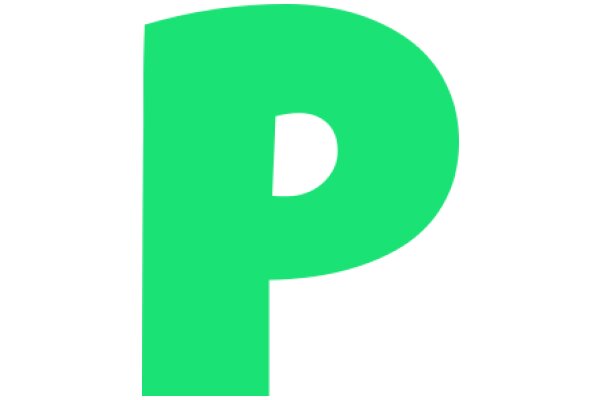 A Simple, Yet Effective, Representation of the Letter 'P' in Green