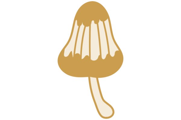 A Delightful Illustration of a Mushroom-Shaped Cake