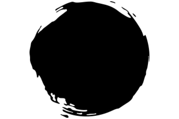 A Silhouette of a Circle with a Curved Top