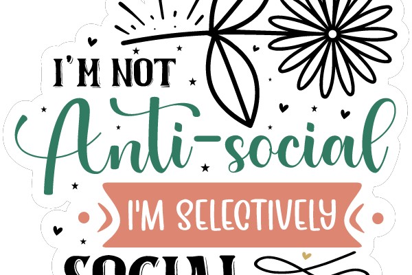 A Sticker That Celebrates Individuality and Social Connection