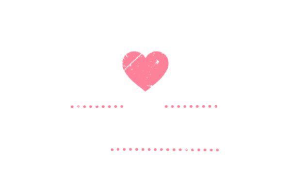 A Soft Pink Heart on a Blank Background