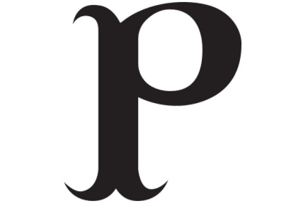 Stylized Letter 'P' in