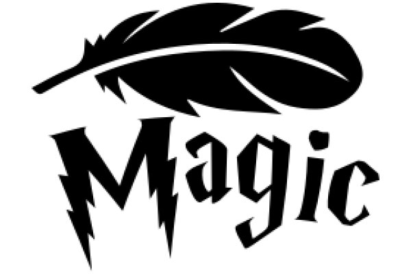 Stylized Logo of the Word 'Magic' with a Feather Design