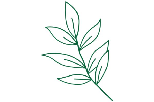 Simplistic Green Leaf Design