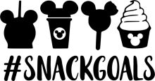 A Playful Snack Goals Logo