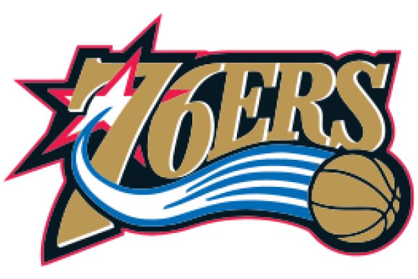 Vibrant Logo of the 76ers Basketball Team