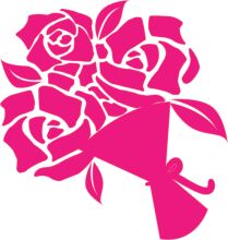 Pink Rose with a Bow: A Symbol of Love and Celebration