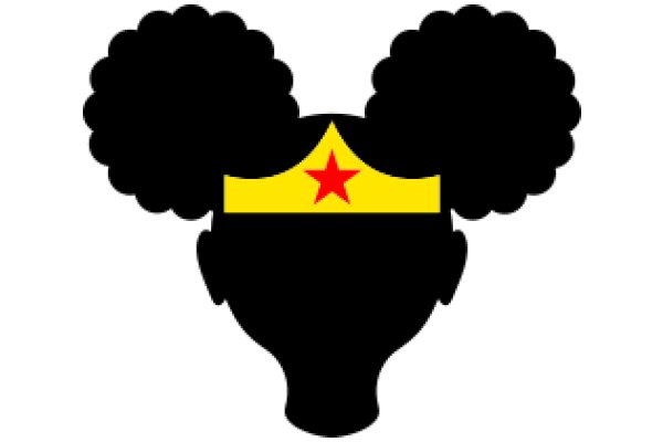 A Vivid Yellow Crown with a Red Star