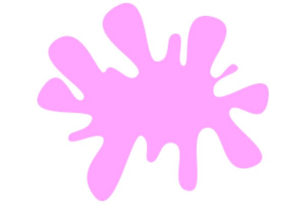 Vivid Pink Splatter Art