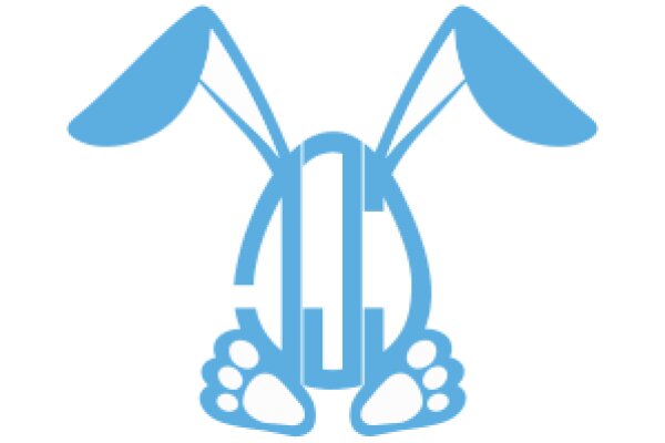 Stylized Blue Bunny Logo