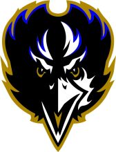 Stylized Eagle Logo with Blue and Gold Accents