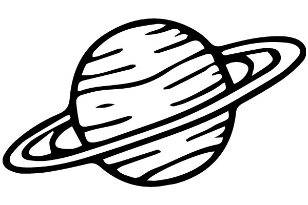 A Stylized Illustration of a Satellite