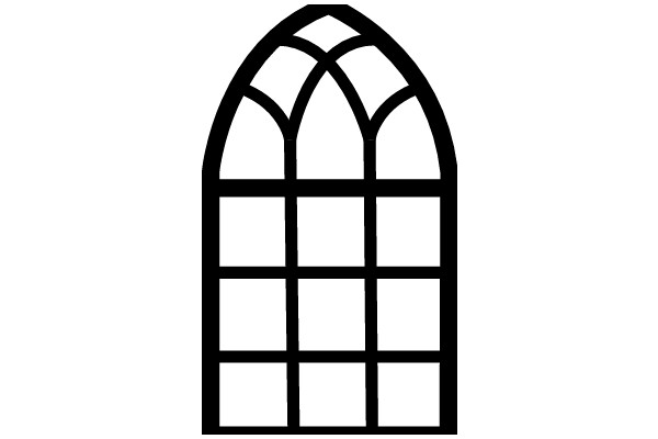 Stylized Gothic Arch Design