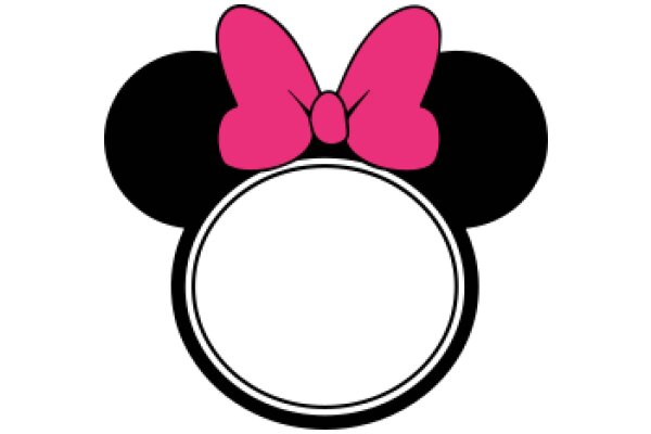 Minimalist Mickey Mouse Ear Logo