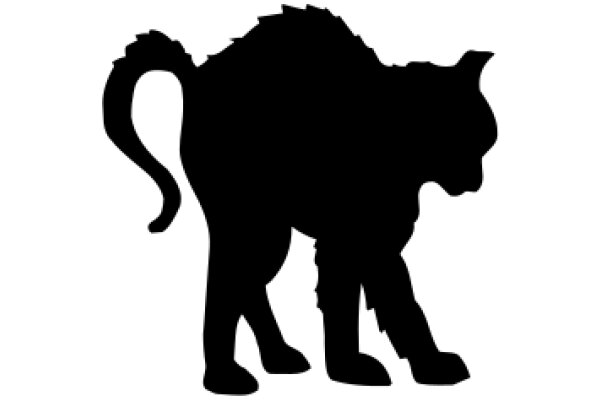 Silhouette of a Cat: A Illustration