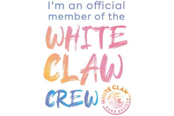 An Official Member of the White Claw Crew