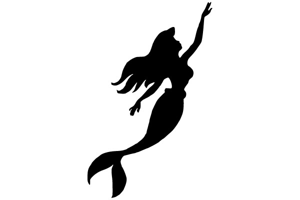 Silhouette of a Mermaid: A Symbol of Grace and Freedom