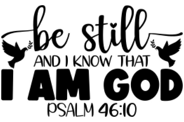 Be Still and Know That I Am God - Psalm 46:10