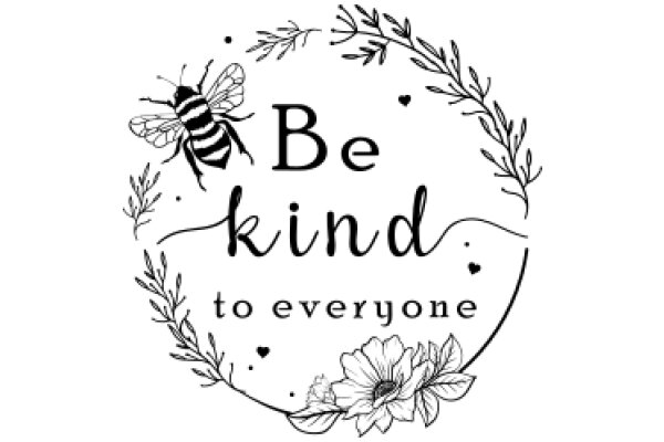 Be Kind to Everyone: A Floral Affirmation Poster