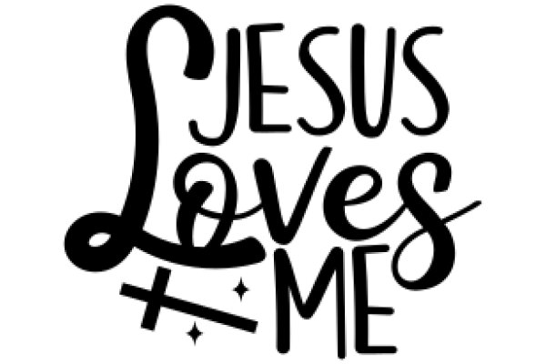 Jesus Loves Me: A Graphic Design with a Christian Theme