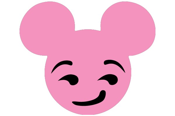 Pink Mickey Mouse Ears Emoji