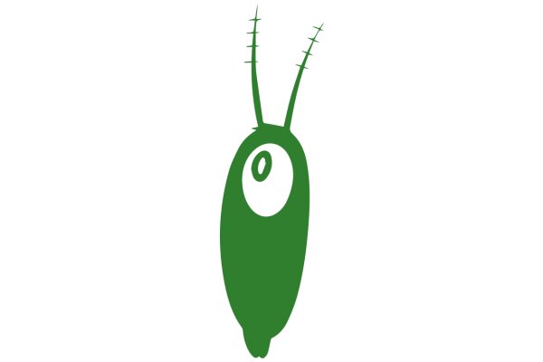 A Simple, Green Alien Character