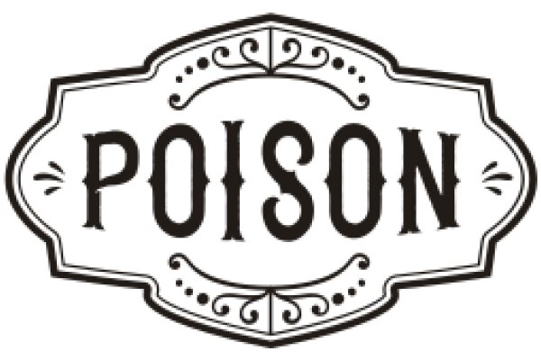 Stylized Sign for Poison