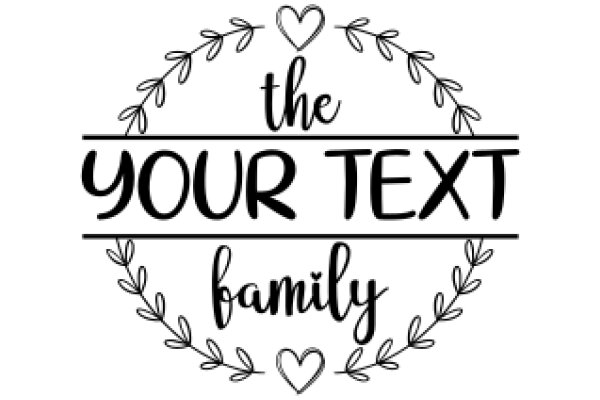 Your Text Family: A Graphic Design