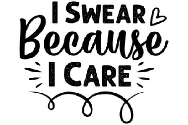 I Swear Because I Care: A Graphic Design Poster