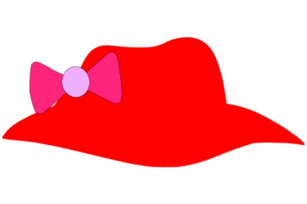 A Red Hat with a Pink Bow