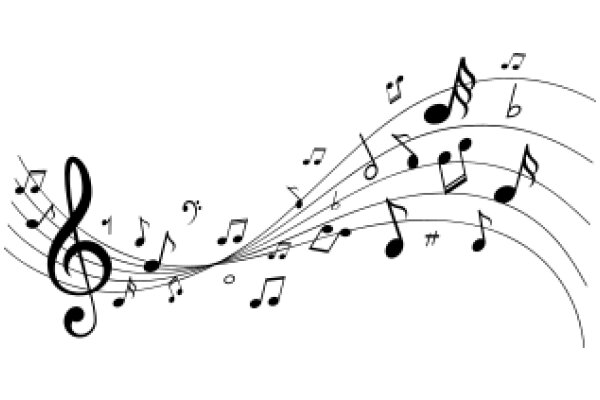 Musical Harmony: A Illustration of Musical Notes and Symbols