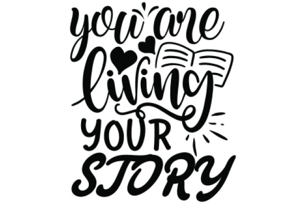 You're Living Your Own Story: A Personalized Affirmation Poster