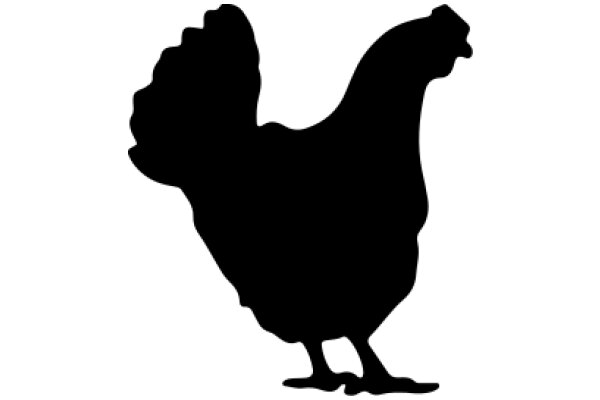 Silhouette of a Rooster: A Symbol of Courage and Vigilance