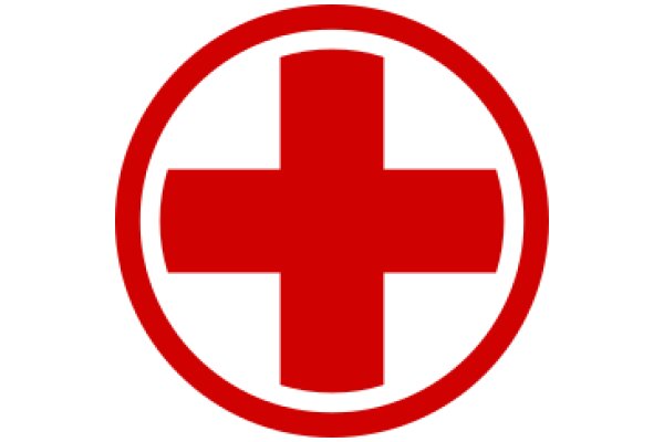 Red and White First Aid Symbol