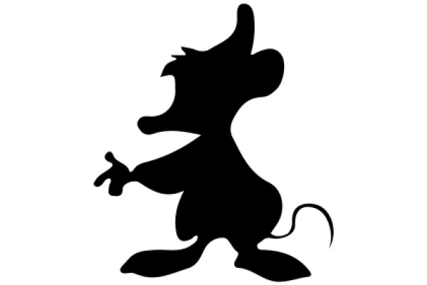 A Silhouette of a Cartoon Character