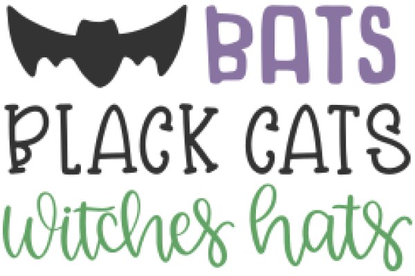 A Playful Display of Bat-Themed Words