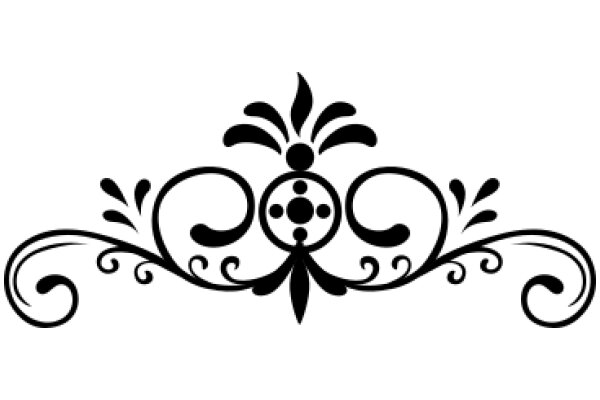 Stylized Floral Design in