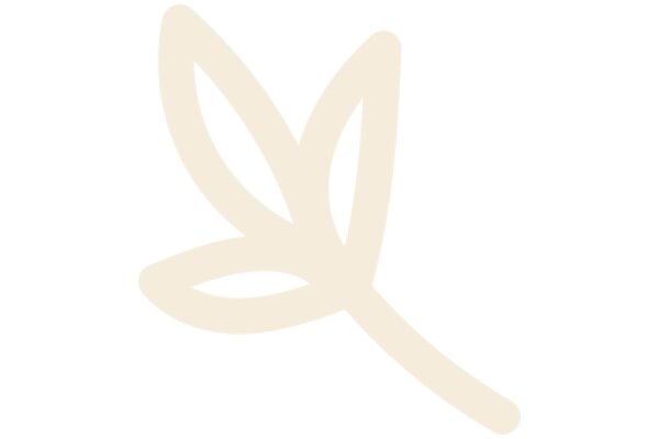 Simplistic Art: A Digital Sketch of a Leaf