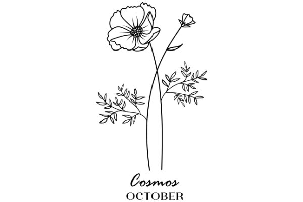 Cosmos October: A Flowery Celebration of the Month