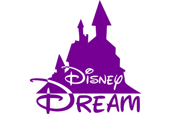 Disney Dream: A Purple Castle and Mickey Mouse Ears