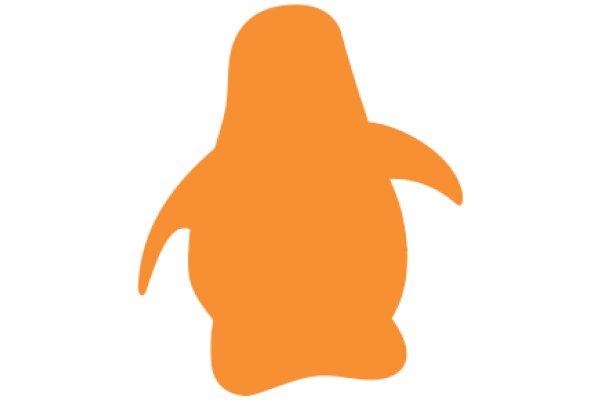 A Simple, Orange Penguin Icon