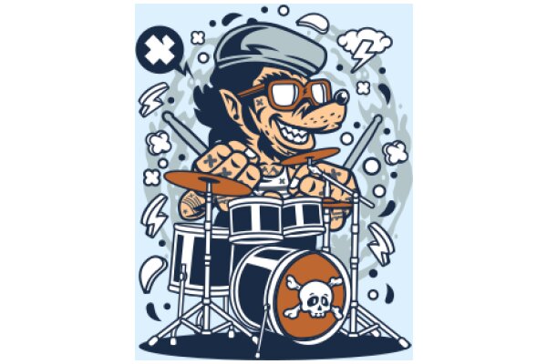 The Skull-Wearing Drummer: A Musical Marvel