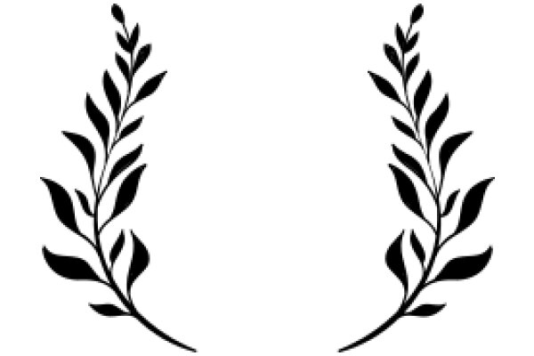 Simplistic Artwork: A Pair of Elegant Leaf Designs