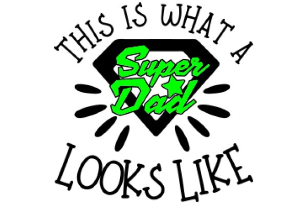 Super Dad Looks Like: A Graphic Design