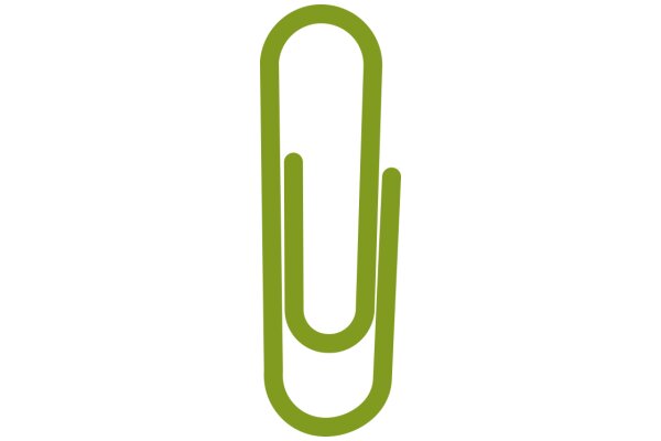 A Simple, Green, and Curved Icon